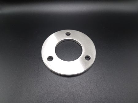 Hrom furatos oszloptalp, 85x42x6mm