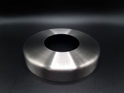  Rozsdamentes oszloptalp takar tm. 90mm, 14mm magas