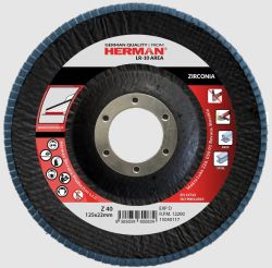  Lamells csiszoltrcsa - cirknium csiszolszemcsk rozsdamentes aclhoz 125mm