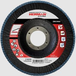  Lamells csiszoltrcsa - cirknium csiszolszemcsk Rozsdamentes aclhoz 125mm, dupla szemcse