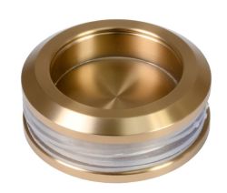  Ajtgomb, kr alak, arany-bronz, tm. 58mm
