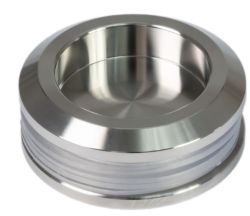  Ajtgomb, kr alak, szlcsiszolt, tm. 58mm